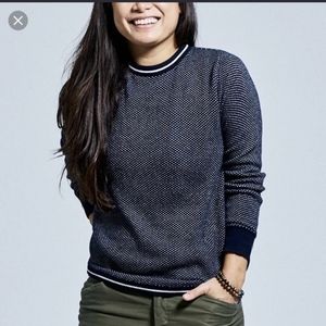 Kirrin Finch Contrast Pullover Sweater sz L